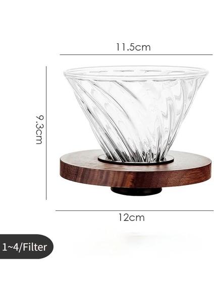 Filtre CUP022 Stili Hzsh Ceramicwood Kahve Damlatıcı Yeniden Kullanılabilir Filtreler V60 Cam Cam Kahve Filtresi Yeniden Kullanılabilir Kahve Filtreleri Kahve Araçları (Yurt Dışından)