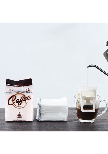 50 Adet Tarzı 7,5 x 9 cm Pcspack Tek Kullanımlık Kahve Fliter Çanta Taşınabilir Asılı Kulak Tarzı Kahve Filtreleri Espresso Kahve Için Çevre Dostu Kağıt Torba (Yurt Dışından) fiyatları