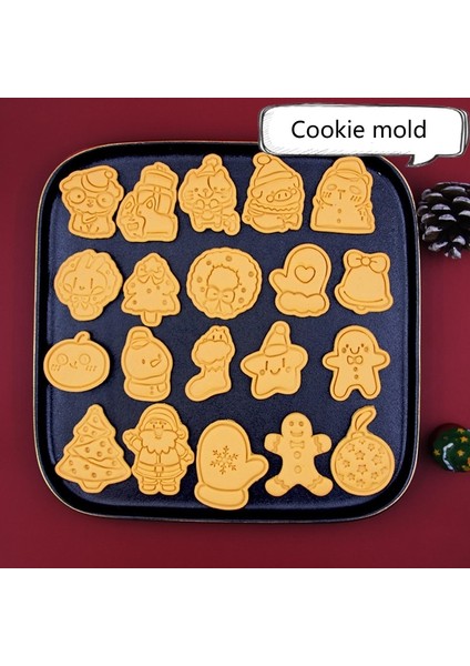 O Tarzı Noel Noel Baba Şekli 3D Basılabilir Damgalı Kabartmalı Bisküvi Kurabiye Kesiciler Kalıp Mutfak Bakeware Aracı (Yurt Dışından) modelleri