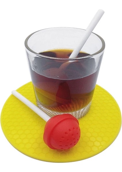 No.3 Tarzı Yeniden Kullanılabilir Silikon Çay Demlik Yaratıcı Lolipop Şekli Komik Bitkisel Çay Poşeti Yeniden Kullanılabilir Kahve Filtresi Süzgeç Çay Aksesuarları (Yurt Dışından) fırsatları