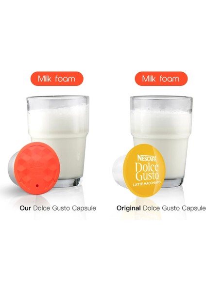 1süt Kapsül1 Kaşık Stili Nescafe Dolce Gusto Için Yeniden Kullanılabilir Kahve ve Süt Köpüğü Kapsülleri Doldurulabilir Kahve Filtresi Latte Makinesi (Yurt Dışından)
