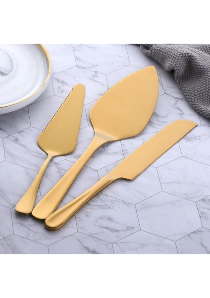 Gökkuşağı Seti Stili Paslanmaz Çelik Gökkuşağı Kek Kürek Ekmek Bıçağı Pasta Pizza Peynir Spatula Sunucu Kek Bölücü Kesici Bıçaklar Pişirme Araçları (Yurt Dışından) modelleri