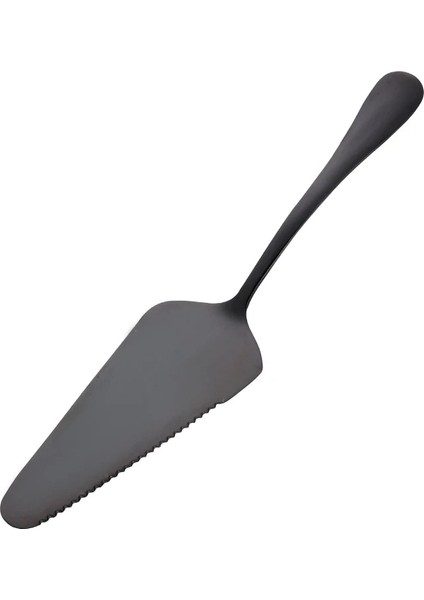 Siyah Stil 9 Renksiz Çelik Kek Pizza Kürek Bıçağı Tereyağı Bıçağı Piepizzapeynir Tatlı Çatal Bıçak Takımı Bakeware Kek Spatula Aracı (Yurt Dışından)