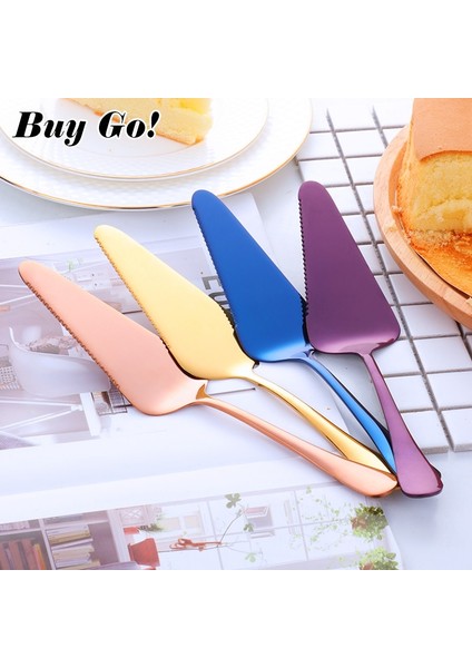 Siyah Stil 9 Renksiz Çelik Kek Pizza Kürek Bıçağı Tereyağı Bıçağı Piepizzapeynir Tatlı Çatal Bıçak Takımı Bakeware Kek Spatula Aracı (Yurt Dışından) fırsatları