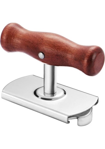 Ahşap Tarzı Manuel Paslanmaz Çelik Kolay Kavanoz Açacağı Ayarlanabilir Kapak Açacakları Aracı Mutfak Aletleri (Yurt Dışından)