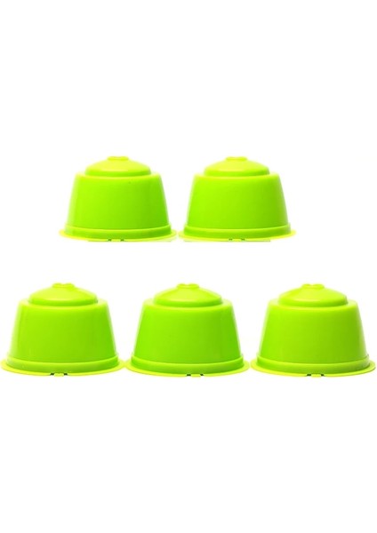 5 Adet Kırmızı Stil Olorful Yeniden Kullanılabilir Nescafe Dolce Gusto Kahve Kapsül Filtre Fincan Doldurulabilir Bölmeler Filtreler Sepet Süzgeç Yumuşak Tat Tatlı (Yurt Dışından)