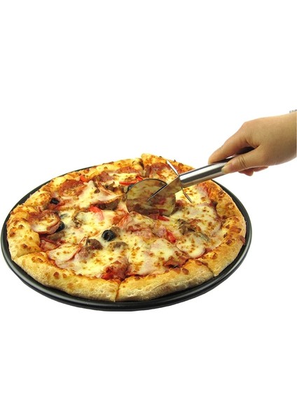 2 Adet Tarzı Paslanmaz Çelik Pizza Tek Tekerlekli Kesim Aletleri Çapı 6.5cm Ev Pizza Bıçağı Kek Aletleri Waffle Çerezler Için Tekerlek Kullanımı (Yurt Dışından) modelleri