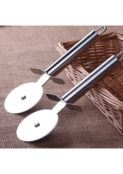 2 Adet Tarzı Paslanmaz Çelik Pizza Tek Tekerlekli Kesim Aletleri Çapı 6.5cm Ev Pizza Bıçağı Kek Aletleri Waffle Çerezler Için Tekerlek Kullanımı (Yurt Dışından) indirimleri