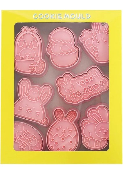 No.2 Tarzı Paskalya Plastik Çerez Kesici Tavşan Yumurta Bisküvi Kesici Mutlu Paskalya Süslemeleri Ev Bunny Paskalya Parti Malzemeleri Çocuklar Için Hediyeler (Yurt Dışından)