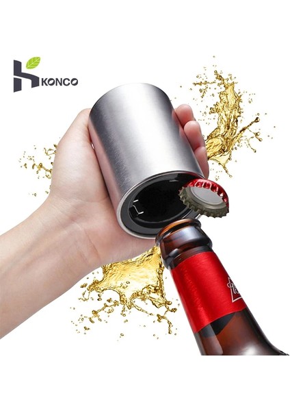 Çoklu Stil Konco Manyetik Otomatik Bira Şişe Açacağı Paslanmaz Çelik Mıknatıs Kavanoz Açacağı Mutfak Bar Aksesuarları Şarap Konservesi Açacakları (Yurt Dışından) fırsatları
