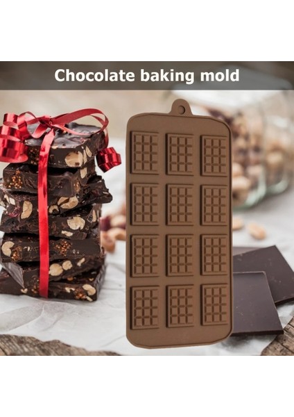 No.7 Tarzı 12 Hatta Çikolata Kalıp Silikon Yapışmaz Gofretler Kalıp Kafes Şekli 3D Fondan Kek Dekorasyon Dıy Şeker Çubuğu Pişirme Araçları (Yurt Dışından) indirimleri