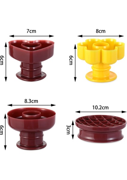 Bordo Tarzı 4 Tipi Plastik Donut Kek Makinesi Kalıp Ev Partisi Tatlılar Kesici Fondan Kesme Dıy Donut Kalıp Pasta Hamur Işleme Araçları (Yurt Dışından) indirimleri