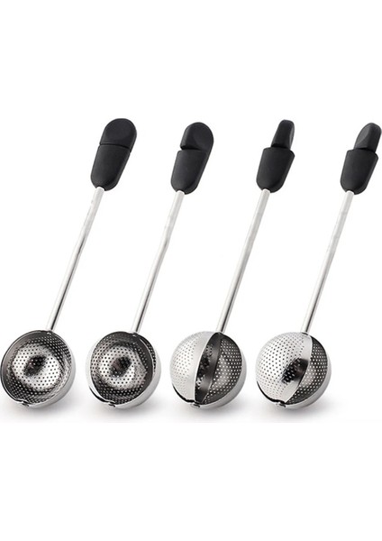 Siyah Stil Taşınabilir Paslanmaz Çelik Dönen Çaydanlık Çay Topu Çanta Demlik Filtre Baharat Yaprağı Süzgeç Difüzör Ev Gereçleri (Yurt Dışından) modelleri