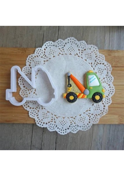 Çerez Kesici Araç Kamyon Şekli Fondan Kalıpları Mikser Vinç Araba Itfaiye Aracı Fondan Bisküvi Kalıpları Dıy Kek Dekorasyon Aracı (Yurt Dışından) modelleri