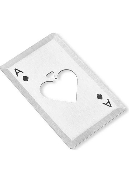 Kırmızı Stil 1 Adet Sıcak Satış Poker Şekilli Şişe Açacağı Paslanmaz Çelik Kredi Kartı Boyutu Casino Şişe Açacağı Abrelatas Abrebotellas (Yurt Dışından)
