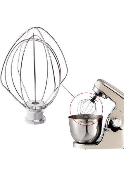Kitchenaid K45WW Için 304 Paslanmaz Çelik Tel Kırbaç Elektrikli Mikser Ataşmanı (Yurt Dışından) fiyatları