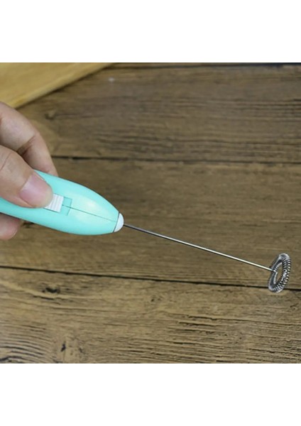 Pembe Tarzı Sütlü Içecek Kahve Çırpma Mikser Elektrikli Yumurta Çırpıcı Köpürtücü Köpürtücü Mini Saplı Karıştırıcı Pratik Mutfak Pişirme Aracı (Yurt Dışından)