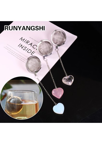 Mor Kuvars Tarzı 1 Adet Doğal Crytal Love Taş El Sanatları Kalp Şeklinde Kolye Paslanmaz Çelik Çay Makinesi Çay Filtresi Baharat Topu (Yurt Dışından) modelleri