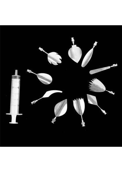 C Stili Çiçek Reative 3D Jöle Çiçek Puding Memesi Sanat Araçları Şekerleme Airbrush Jöle Kek Jelatin Şırınga Memesi Seti Pasta Dekoru (Yurt Dışından) indirimleri