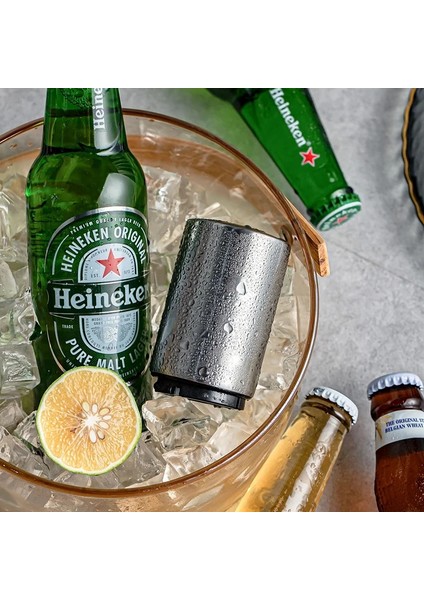 Yeşil Stil Otomatik Bira Şişe Açacağı Mıknatıs Aşağı Itin Paslanmaz Çelik Şarap Tirbuşon Soda Cam Şişe Kapağı Açacakları Mutfak Aksesuarları (Yurt Dışından) modelleri