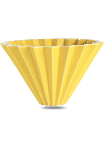 Sarı Stil 3-4kup Seramik Kahve Filtre Fincan Standlı Kahve Makinesi Üzerine Dökün V60 Huni Damlatıcı Kek Filtre Fincan Kahve Aksesuarları (Yurt Dışından)