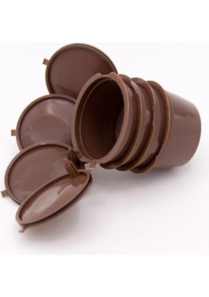 Pembe Tarzı Taşınabilir Yeniden Kullanılabilir Kahve Kapsül Filtre Fincan Kahve Kapsül Filtreleri Nespresso Dolce Gusto Kaşık ve Fırça ile Mutfak Aracı (Yurt Dışından) indirimleri