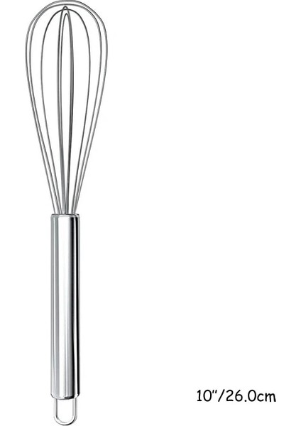 10 Inç Tarzı Manuel Çırpma Paslanmaz Çelik Çok Amaçlı Tereyağı Yumurta Beyaz Kırbaç El Blender Mutfak Pişirme Aletleri (Yurt Dışından)