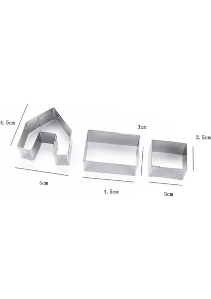 Tarzı Ayarla Ristmas Zencefilli Ev Bisküvi Kalıbı Çerez Kesiciler Set Noel Fincan Dekor Dıy Kek Pişirme Araçları Noel Partisi Malzemeleri (Yurt Dışından)