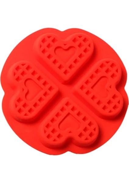 4 Aşk Tarzı Ulknn Silikon Waffle Kalıp Bakeware Dıy Çikolatalı Waffle Modeli Mutfak Pişirme Kek Makineleri Aracı Mutfak Aksesuarları (Yurt Dışından)