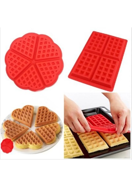 4 Aşk Tarzı Ulknn Silikon Waffle Kalıp Bakeware Dıy Çikolatalı Waffle Modeli Mutfak Pişirme Kek Makineleri Aracı Mutfak Aksesuarları (Yurt Dışından) fiyatları