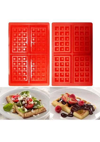 4 Aşk Tarzı Ulknn Silikon Waffle Kalıp Bakeware Dıy Çikolatalı Waffle Modeli Mutfak Pişirme Kek Makineleri Aracı Mutfak Aksesuarları (Yurt Dışından) modelleri