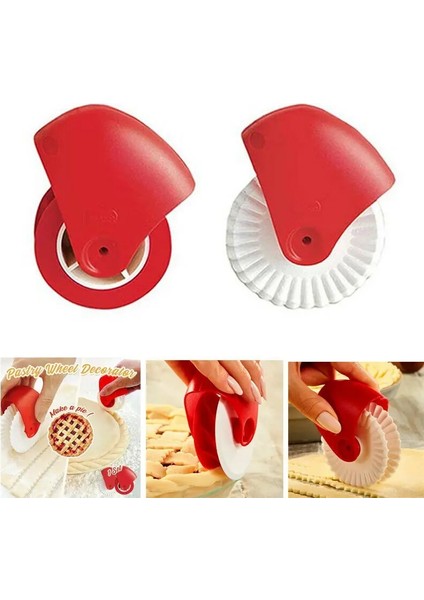 No.2 Tarzı Plastik Tekerlek Rulo Pişirme Kesici Pizza Pasta Kafes Kesici Pasta Pasta Dekorasyon Kesici Pasta Pasta Dekor Mutfak Ev Cocina (Yurt Dışından) modelleri