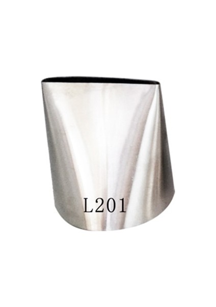 L201 Stili 1 Adet Ekstra Büyük Paslanmaz Çelik Nozul Buzlanma G Nozullar Kremalı Kek Dekorasyon Araçları Pasta Ucu Fondan Pişirme Aksesuarları (Yurt Dışından)