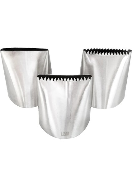 L201 Stili 1 Adet Ekstra Büyük Paslanmaz Çelik Nozul Buzlanma G Nozullar Kremalı Kek Dekorasyon Araçları Pasta Ucu Fondan Pişirme Aksesuarları (Yurt Dışından) indirimleri