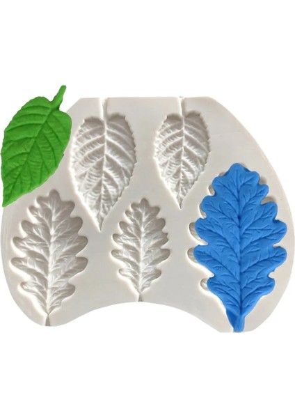 No.6 Tarzı 1 Adet Yeni Diy Ağacı Yaprağı Basın Kalıplama Folyo Kalıp Silikon Kalıp Kek Dekor Fondan Kek 3D Yaprakları Noel Ağacı Silikon Kalıp (Yurt Dışından) fırsatları