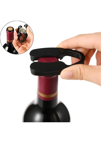 01-Açıcı Set Stili Hava Pompası Şarap Şişe Açacağı Hava Basıncı Vakum Kırmızı Şarap Tıpası Bira Kapağı Açacağı Tirbuşon Mantarları Dışarı Aracı Paslanmaz Çelik Pim (Yurt Dışından) fiyatları