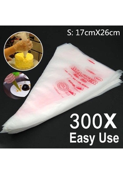 300 Adet L Tarzı Pcsset Büyük Boy Tek Kullanımlık G Torba Buzlanma Memesi Fondan Kek Dekorasyon Pasta Ipuçları Aletler Küçük (Yurt Dışından) modelleri
