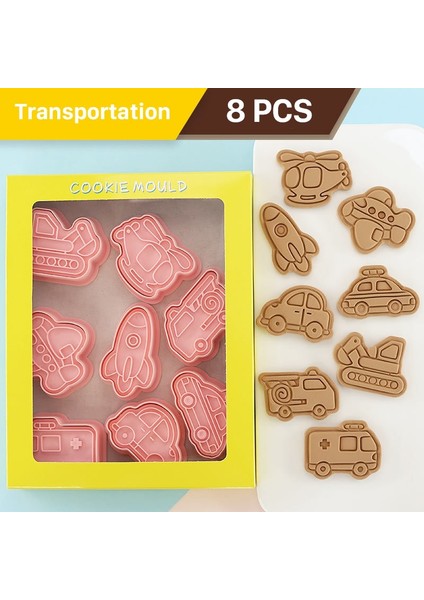 Ulaşım Tarzı Dinozor Kurabiye Pişirme Kalıpları Dıy Karikatür Hayvan Bisküvi Dinozor Kurabiye Kesiciler Kalıp Kurabiye Pişirme Araçları Kek Dekorasyon Aracı (Yurt Dışından)