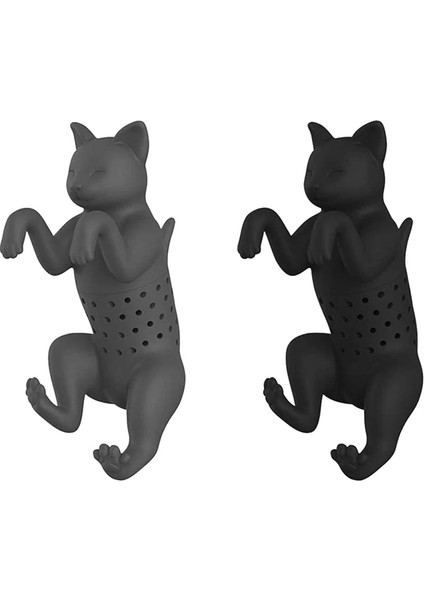C4509-BK Stili Kedi Silikon Çay Poşeti Demlik Gıda Sınıfı Yaprak Bitkisel Baharat Filtresi Demleme Cihazı Bitkisel Baharat Filtresi Çaydanlık Çay Poşetleri Mutfak Aletleri (Yurt Dışından) fırsatları