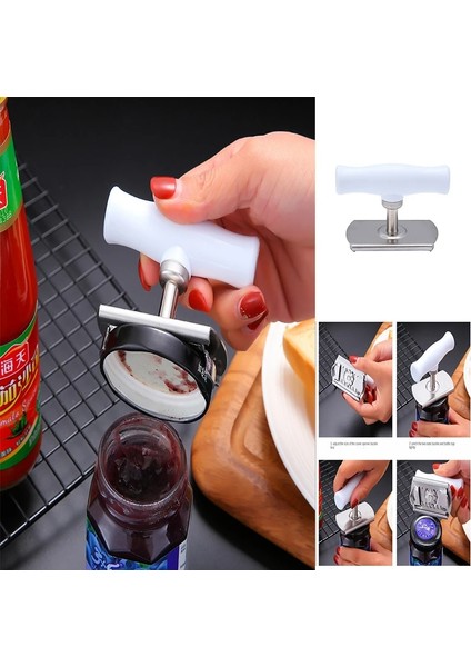 Çanta Tarzı Mutfak Aksesuarları Şişe Açacağı Kapakları Açabilir Kolayca Ayarlanabilir Boyut Paslanmaz Çelik Konserve Açacağı .5cm Için (Yurt Dışından) modelleri