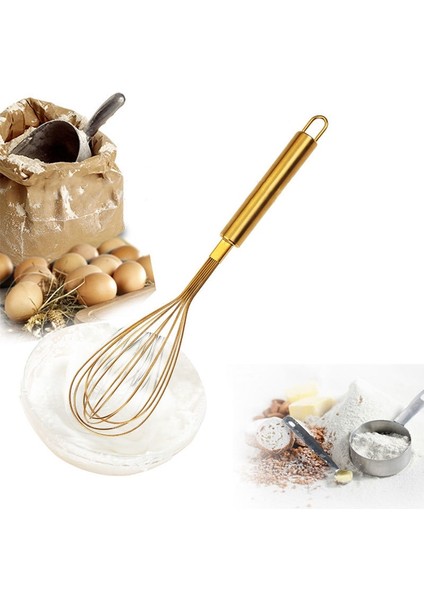 Altın Tarzı Altın Yumurta Çırpıcı Paslanmaz Çelik El Mutfak Aletleri Çırpma Yumurta Mikser Pişirme Kek Araçları Manuel Yumurta Aracı Mutfak Aletleri Yumurta Blender (Yurt Dışından)