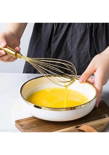 Altın Tarzı Altın Yumurta Çırpıcı Paslanmaz Çelik El Mutfak Aletleri Çırpma Yumurta Mikser Pişirme Kek Araçları Manuel Yumurta Aracı Mutfak Aletleri Yumurta Blender (Yurt Dışından)