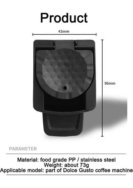 1 Adet Tarzı Imellow ile Uyumlu Dolce Gusto Kapsül Adaptörü Için Nespresso Kahve Kapsülü Dönüştürme Yeniden Kullanılabilir Kahve Aksesuarları (Yurt Dışından) modelleri
