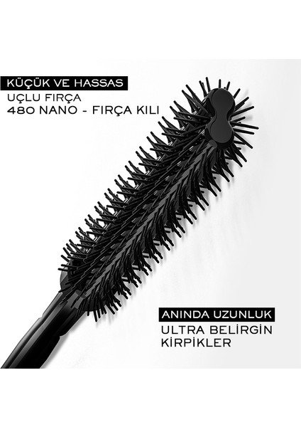 Lancôme Lash Idôle Flutter Extension Uzun Kirpik Görünümü Veren Maskara 3614274195026