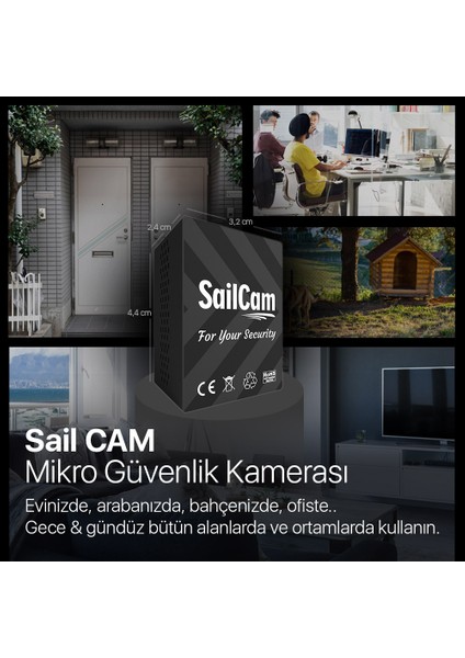 Sail Cam Mikro Güvenlik Kamerası modelleri