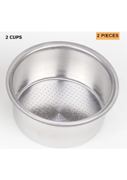 2 Bardak x 2 Adet Stil Kahve Dipsiz Portafilter 51 mm Delonghi Dedica EC680EC685 Filtre Değiştirme Filtre Sepeti بورتافلتر ديلونجي Espresso (Yurt Dışından)
