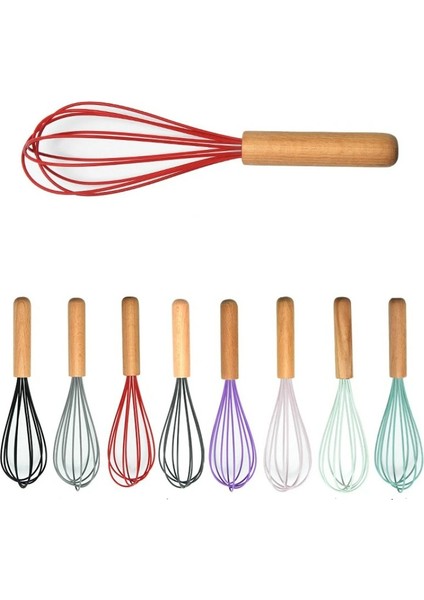 Mor Tarzı Manuel Yumurta Çırpıcı Mikser Mini Ahşap Mutfak Yumurta Çırpma Fırında Aracı Yumurta Karıştırıcı Silikon Çevre Dostu (Yurt Dışından) fiyatları