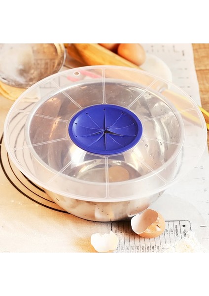 B Kırmızı Stil Yumurta Çırpıcı Kase Kapağı Yapıştır Kek Pişirme Plastik Yumurta Mikser Aracı Mutfak Pişirme Aksesuarları Için Anti Sıçrama Kapak Gadget'ı (Yurt Dışından)