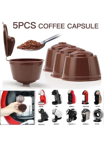 3 Adet 3. Nesil Stil 5 Adet Yeniden Kullanılabilir Kahve Kapsülü Nescafe Dolce Gusto Filtreler Için Paslanmaz Çelik Hasır Dolci Gusto Pod Fincan Kahve Makinesi Aracı (Yurt Dışından) indirimleri