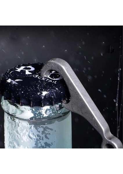 Gri Stil Tc4 Titanyum Alaşımlı Yaratıcı Mini Şişe Açacağı Konserve Açacağı Anahtarlık Taşınabilir Edc Taşınabilir Gadget Kolye (Yurt Dışından) fırsatları